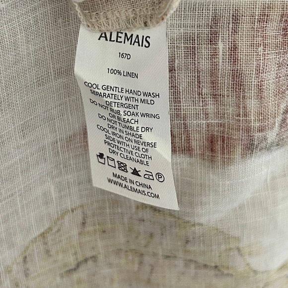 Alemais Atlantis Sealife Linen Midi Dress - Picture 11 of 11